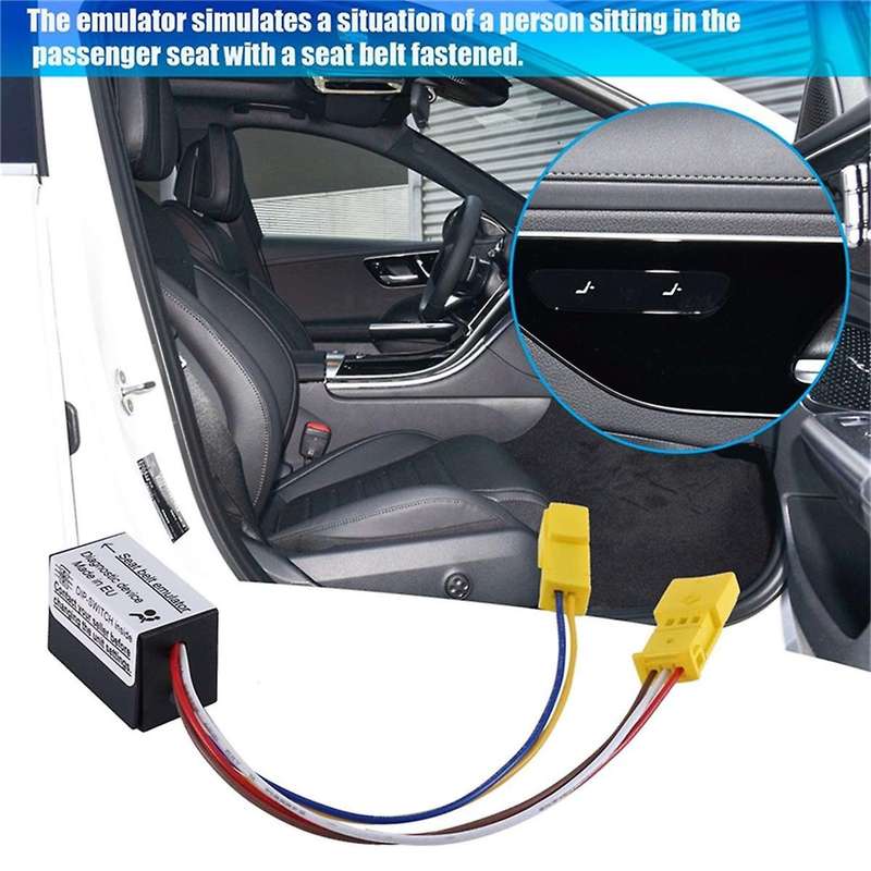 Car Seat Occupancy Mat Sensor Emulator Bypass for C-Class W203 CLK W209 C209 SRS Emulator Car Seat A