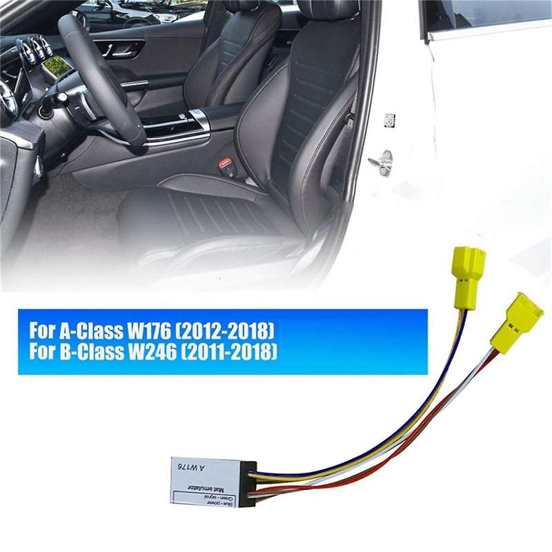 Car Seat Occupancy Mat Sensor Emulator Bypass for - -Class W176 W246 2011-2018 Seat SRS Emulator
