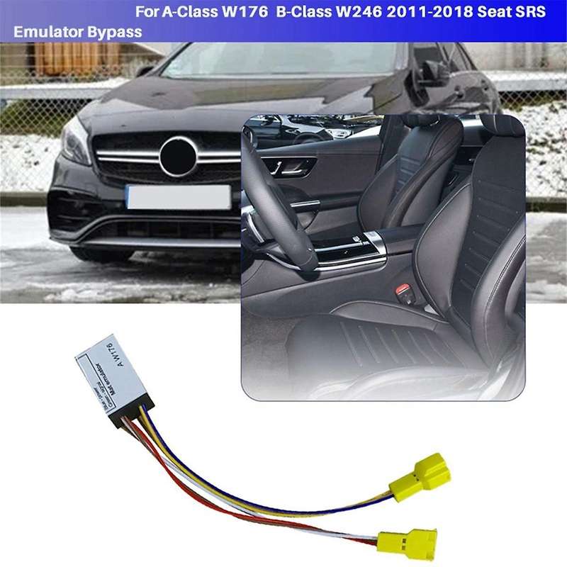 Car Seat Occupancy Mat Sensor Emulator Bypass for - -Class W176 W246 2011-2018 Seat SRS Emulator