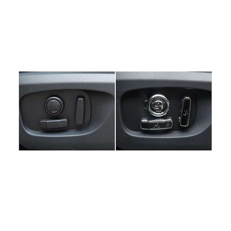 Car Seat Side Adjustment Button Cover Trim Parts for 5 Evoque Velar Sport