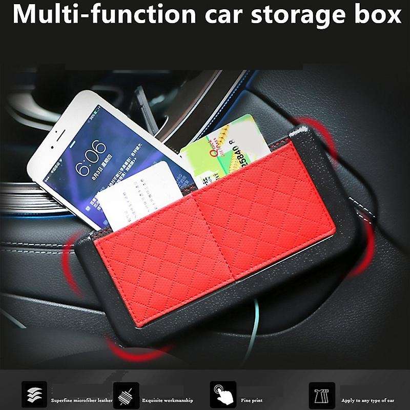 Car Seat Side Back Storage Boxes, Automotive Seatback Card Mobile Phone Sundries Bracket Organizer