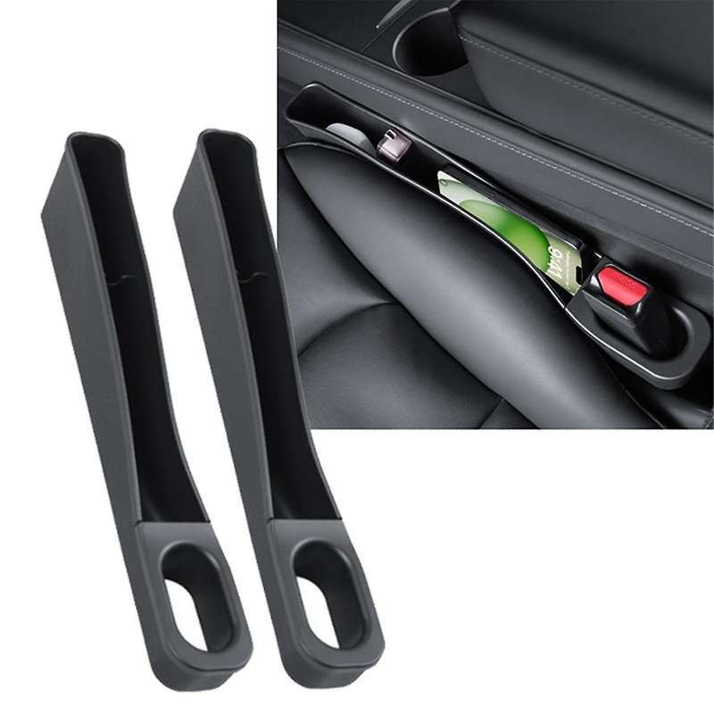 Car Seat Space Filler Organizer Box for Model Y/3 24 Console Side Extra Storage Seat Crevice Storag