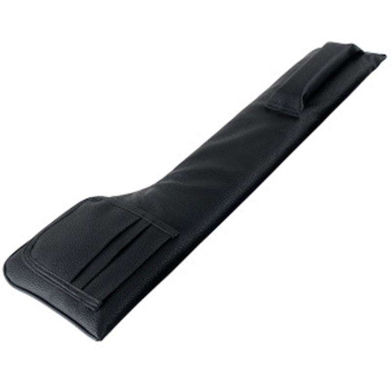 Car Seat Space Filler Pockets PU Leather Auto Seats Leak Stop Pad Soft Padding Cards Holder Storage