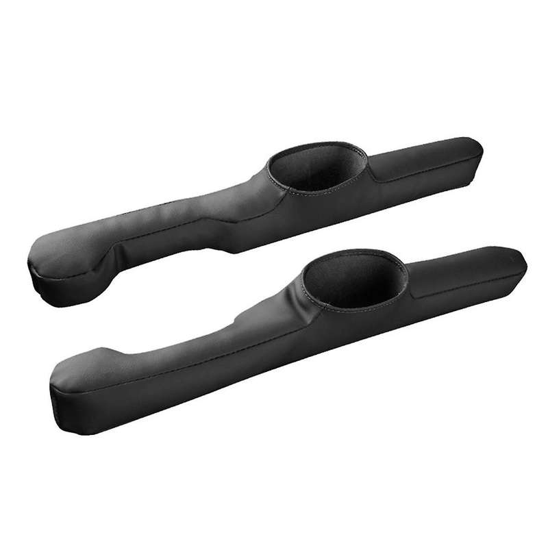Car Seat Space Filler, 2pcs Upgraded Leather Seat Space Filler Organizer with Extra Storage Box, for