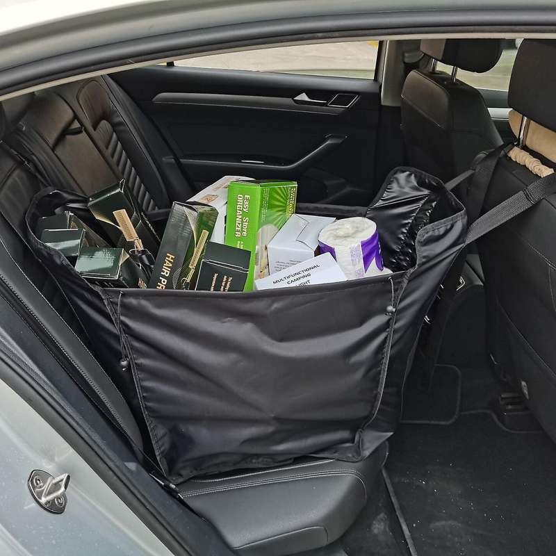 Car Seat Storage Organizer, Large Capacity Front and Rear Seat Storage Bag,Oxford Cloth Backseat Sto