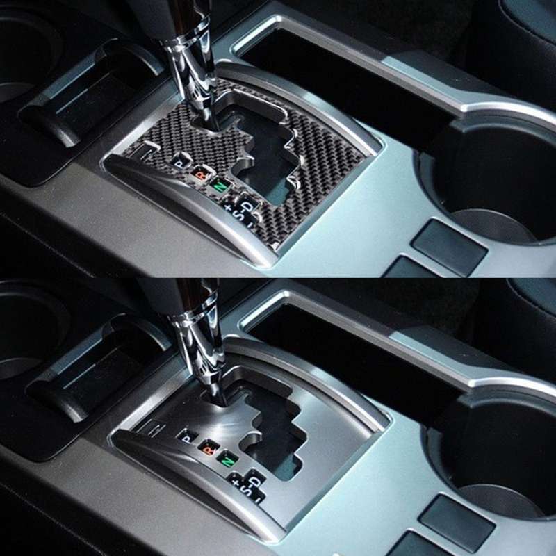 Car Shift Decoration Cover Trim for 4runner 2010-2021 Car Accessory Car Carbon Fiber Interior Trim
