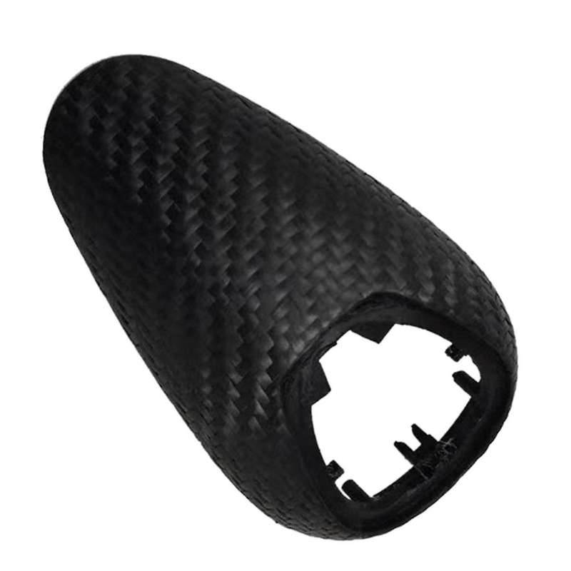 Car Shift Knob Cover Trim for M2 F87 M3 F80 F82 F83 M5 F10 Woven Carbon Fiber