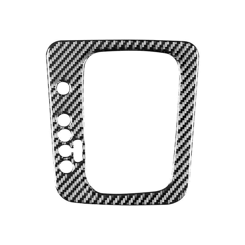 Car Shift Panel Cover Trim Sticker Soft Carbon Fiber for 2010-2016 LHD Interior Accessories