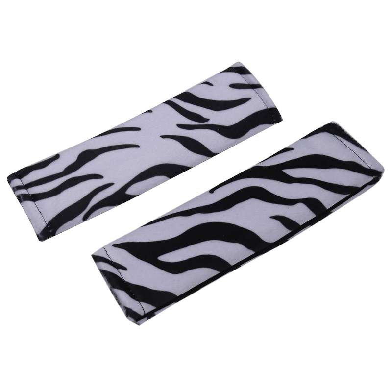 Car Short Plush White Seat Covers Set Universal Fit Most Car Seats Steering Wheel Cover Shoulder Pad
