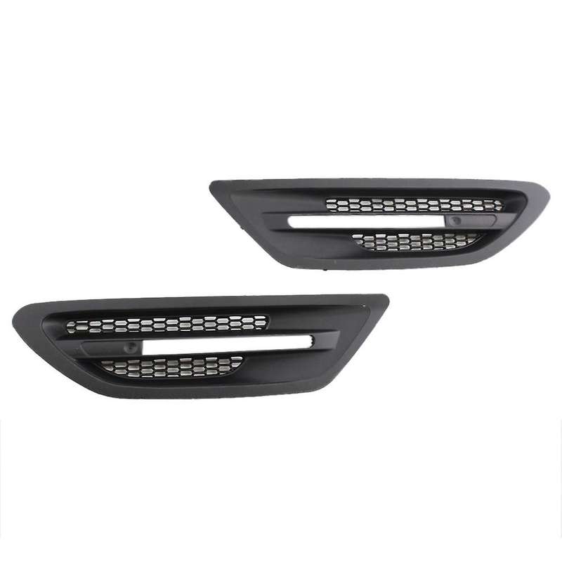 Car Side Air Vent Cover Trim Side Cover Grille for F10 Sedan 5-Series M5 2011-2017 4DR Bright Black