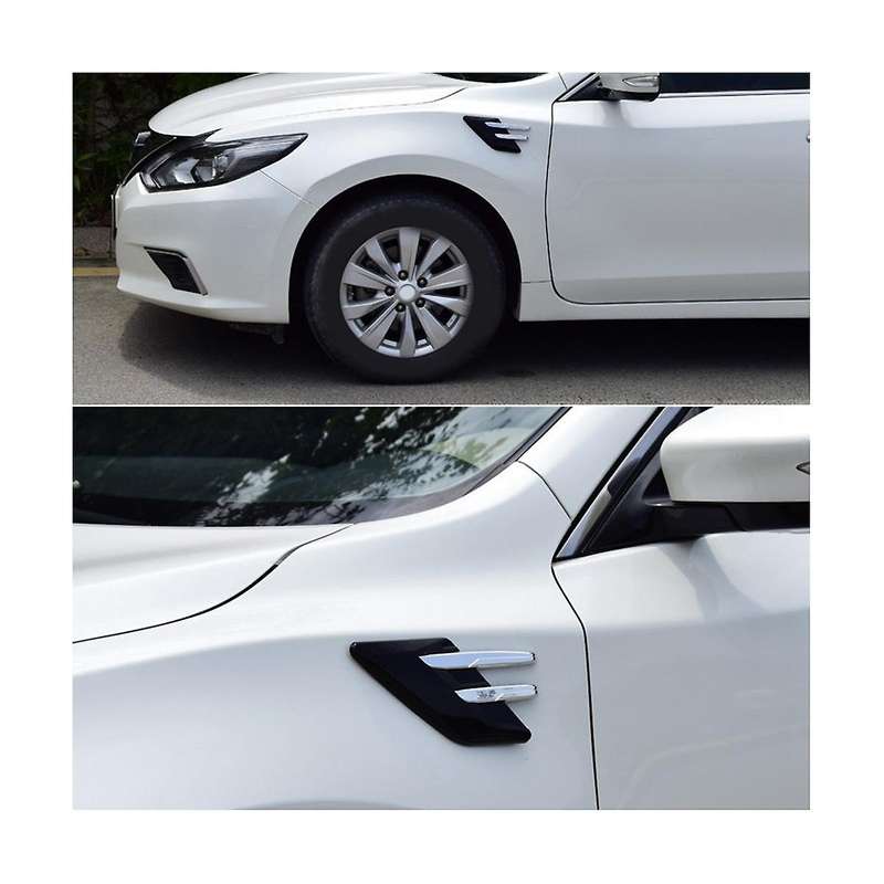 Car Side Air Intake Hood Vent Decoration Car Side Vent Hood Car Personality Modification Exterior De