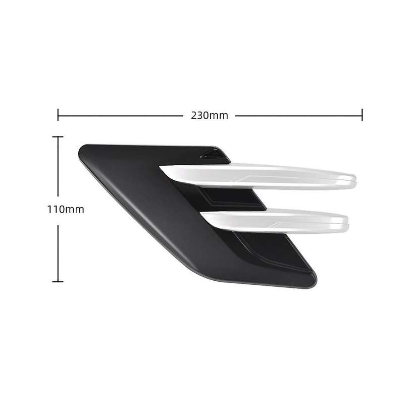 Car Side Air Intake Hood Vent Decoration Car Side Vent Hood Car Personality Modification Exterior De