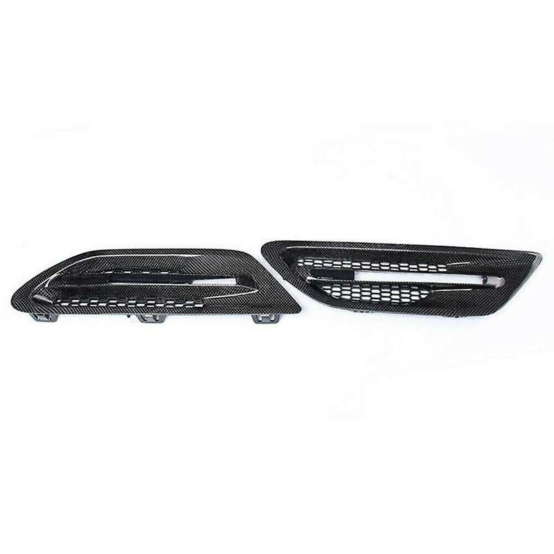 Car Side Air Vent Cover Trim Side Cover Grille for F10 Sedan 5-Series M5 2011-2017 4DR Matte Black