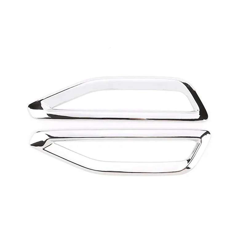 Car Side Air Vent Flow Frame Cover Trim Sticker Accessories for X5 G05 2019-2023 - Silver