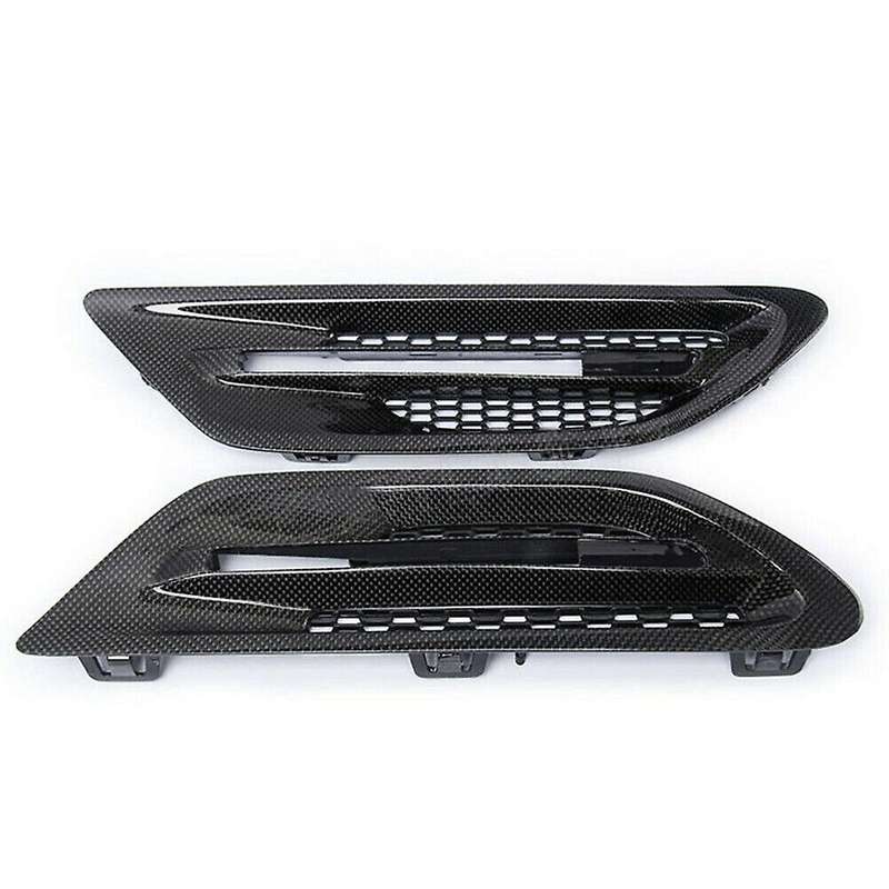 Car Side Air Vent Cover Trim Side Cover Grille for F10 Sedan 5-Series M5 2011-2017 4DR Carbon Fiber