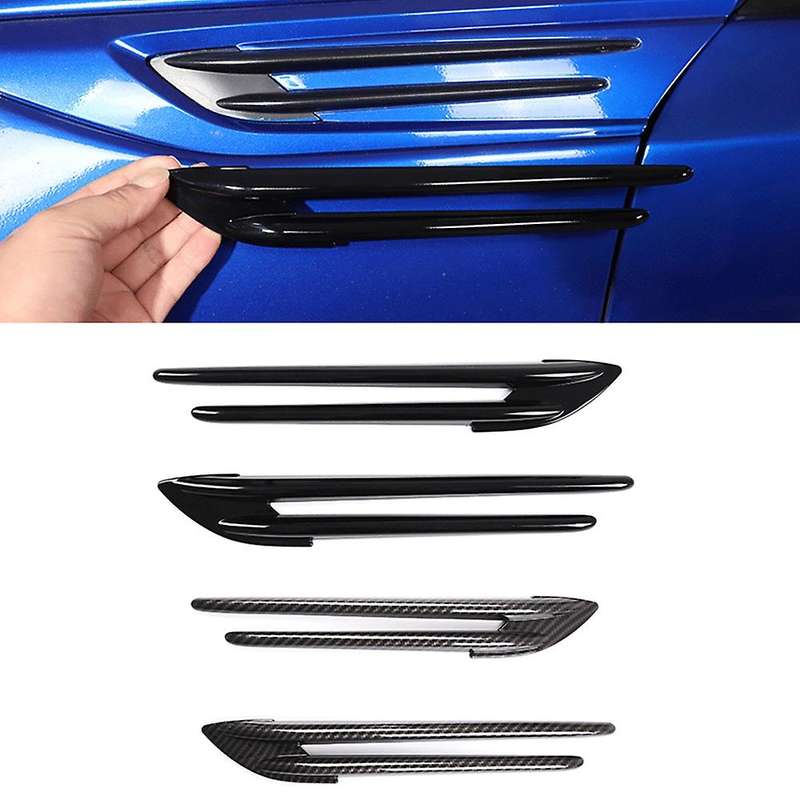 Car Side Air Vent Wing Trim Cover Strip for BRZ 2017-2020(Carbon Fiber)