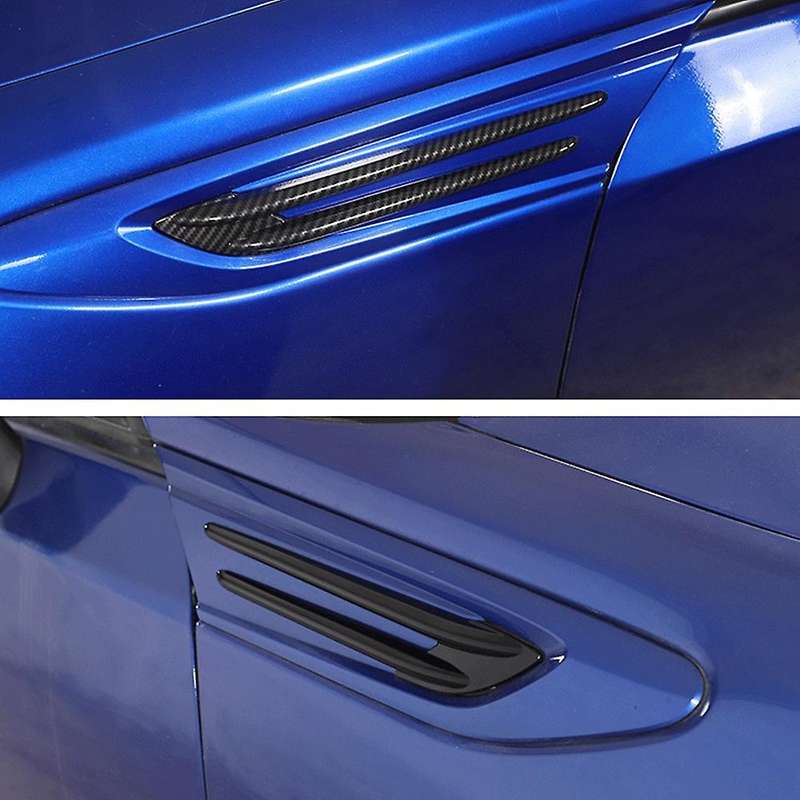 Car Side Air Vent Wing Trim Cover Strip for BRZ 2017-2020(Carbon Fiber)
