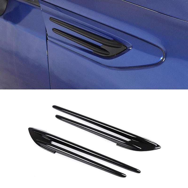Car Side Air Vent Wing Trim Cover Strip for BRZ 2017-2020(Carbon Fiber)