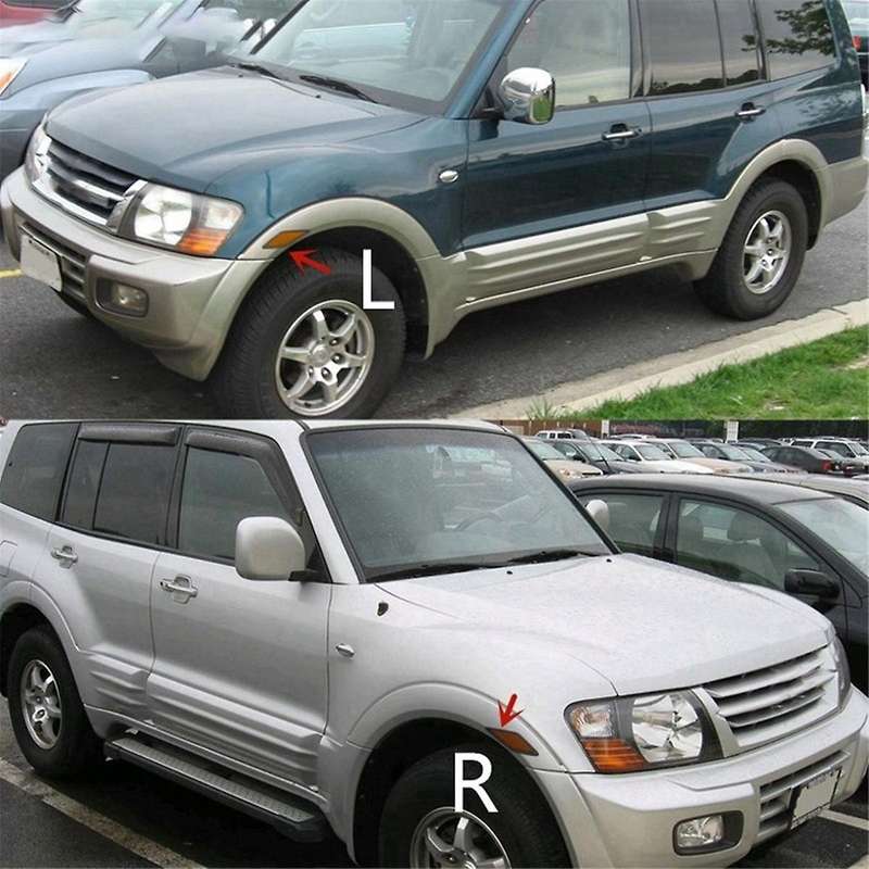 Car Side Bar Light Reflector Rear Fog Light Return Reflector for Montero 2000-2003 MR495067 MR495068