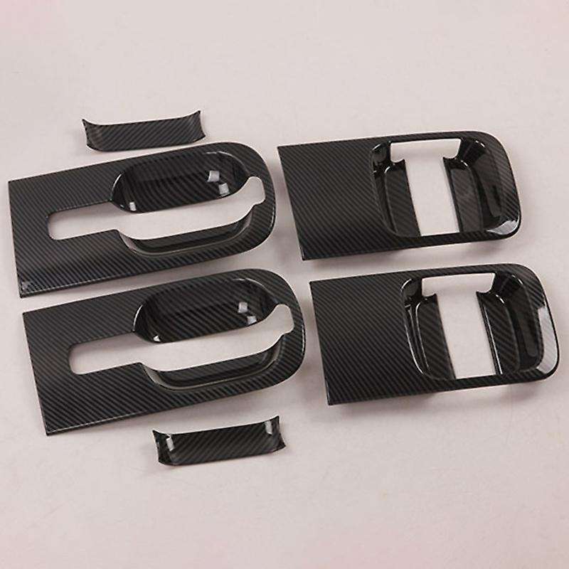 Car Side Door Handle Bowl CUP Cover Trim for H-1 H1 Grand Starex 2020 Carbon Fiber