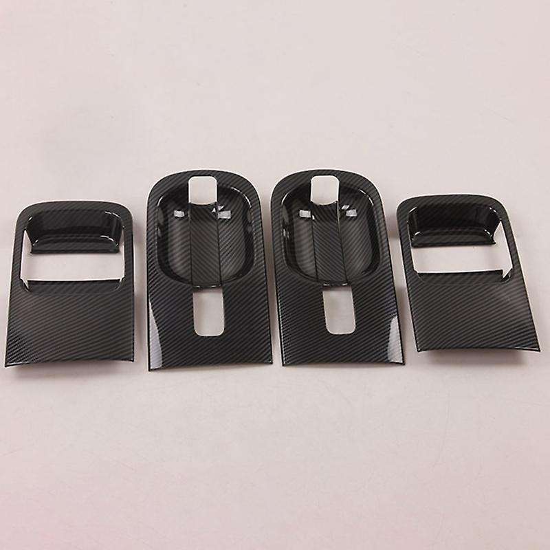 Car Side Door Handle Bowl CUP Cover Trim for H-1 H1 Grand Starex 2020 Carbon Fiber