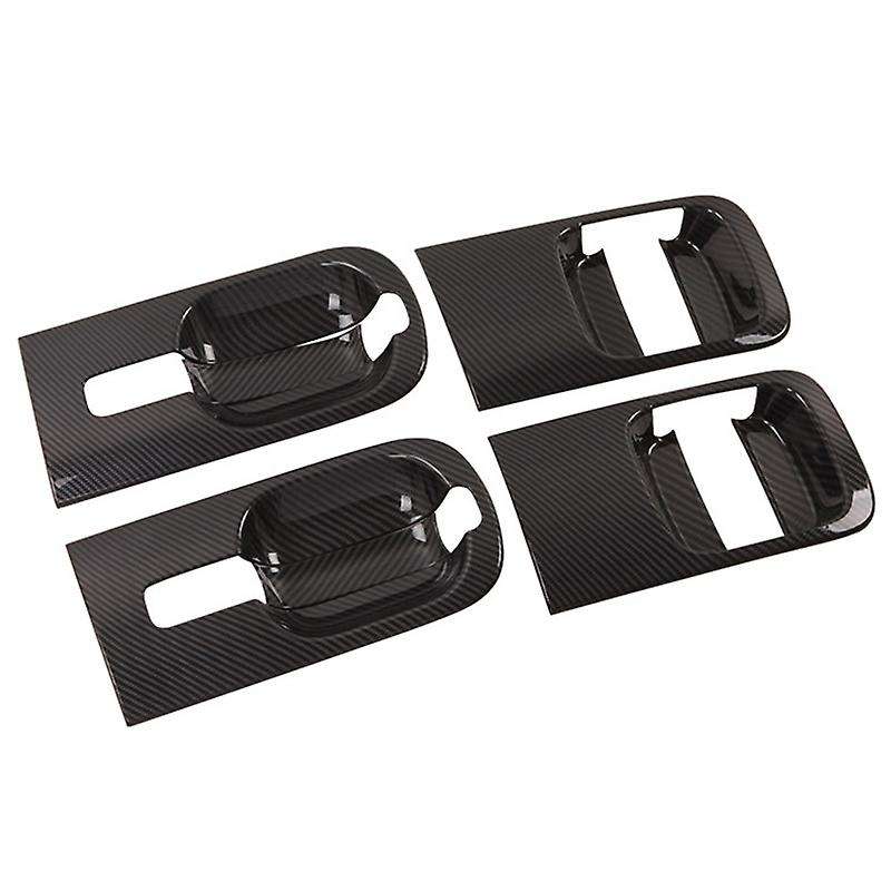 Car Side Door Handle Bowl CUP Cover Trim for H-1 H1 Grand Starex 2020 Carbon Fiber