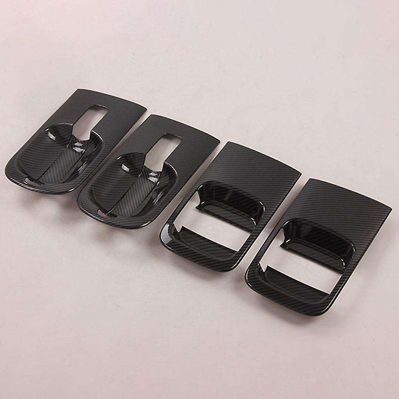 Car Side Door Handle Bowl CUP Cover Trim for H-1 H1 Grand Starex 2020 Carbon Fiber