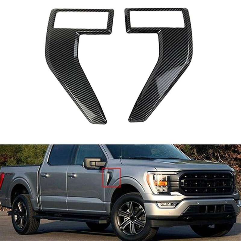 Car Side Cover Trims Decorative Stickers for 2021 2022 2023 Carbon