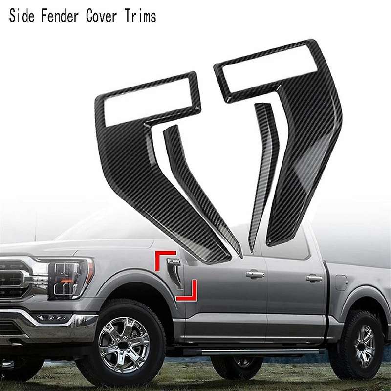 Car Side Cover Trims Decorative Stickers for 2021 2022 2023 Carbon