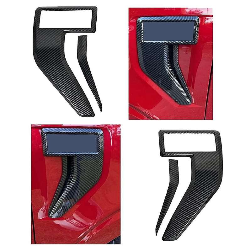Car Side Cover Trims Decorative Stickers for 2021 2022 2023 Carbon