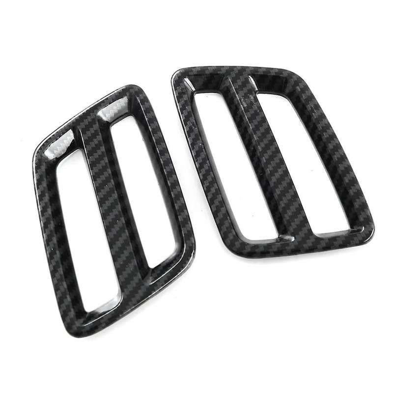 Car Side Dashboard Upper Air Vent Cover Trim Decoration Carbon Fiber Look for TANG