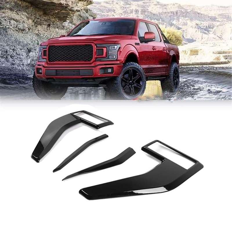 Car Side Cover Trims Decorative Stickers for 2021 2022 2023 Black