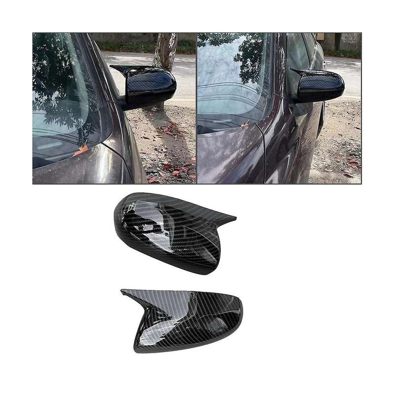 Car Side Door Rearview Mirror Shell Trim for Forte K3 2009-2017 Mirror Modified Horns Cover Caps Wi