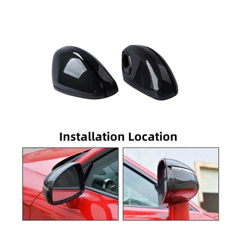 Car Side Door Rearview Mirror Cover Trim for Tt Tts Ttrs Mk2 8j R8 42 2007-2014