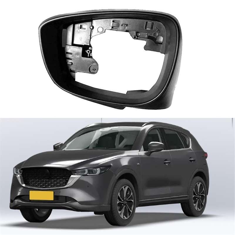 Car Side Left Wing Rearview Mirror Cover Frame Black for -3 2016-2019 -5 2015-2016