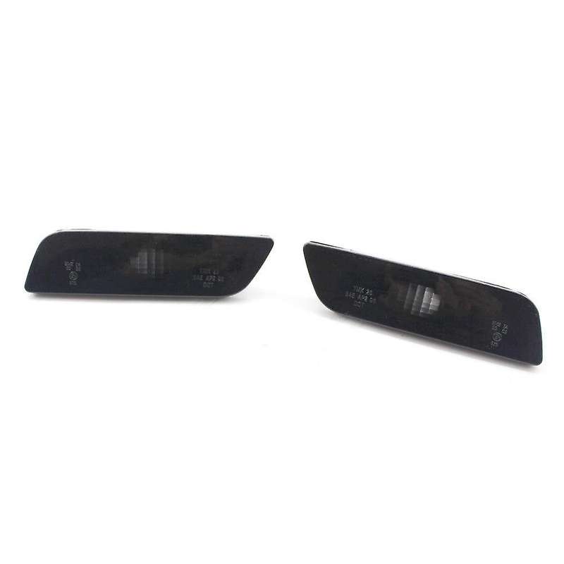 Car Side Marker Light Turn Signal Lamp Black Pair for S80 30744360 2002-2006