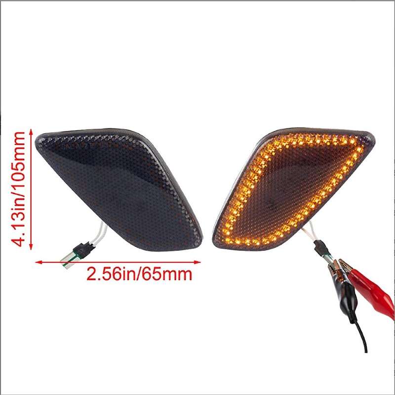 Car Side Marker Light Signal Light for Wrangler TJ 1997-2006 55155629AC 55155628AC Yellow