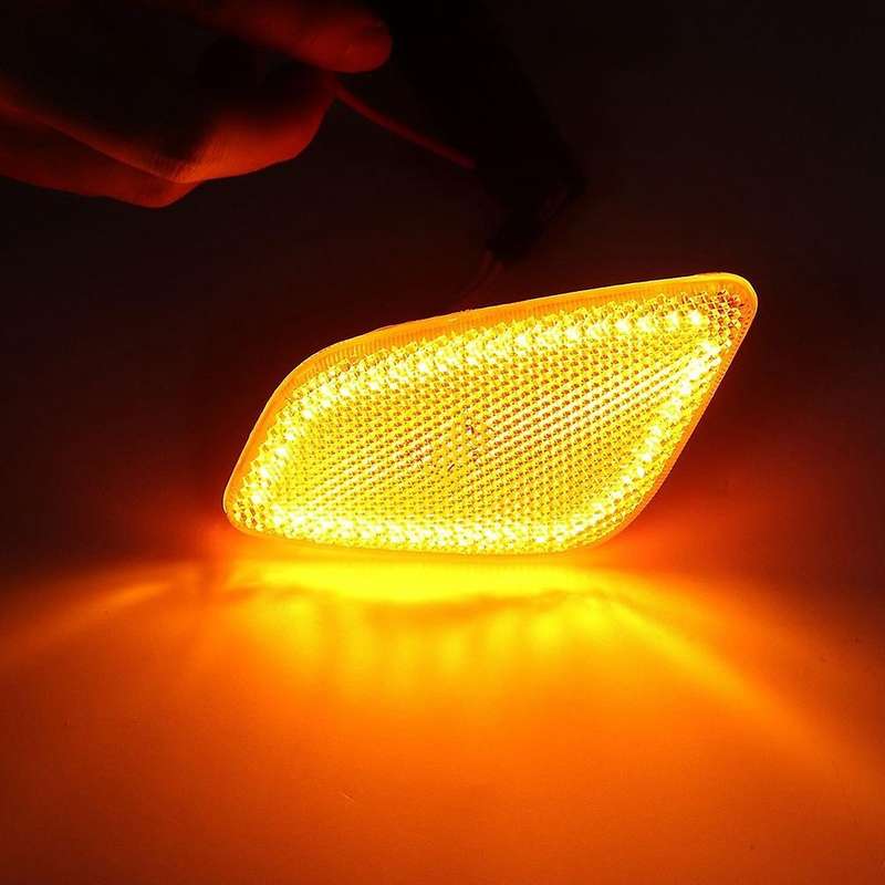 Car Side Marker Light Signal Light for Wrangler TJ 1997-2006 55155629AC 55155628AC Yellow