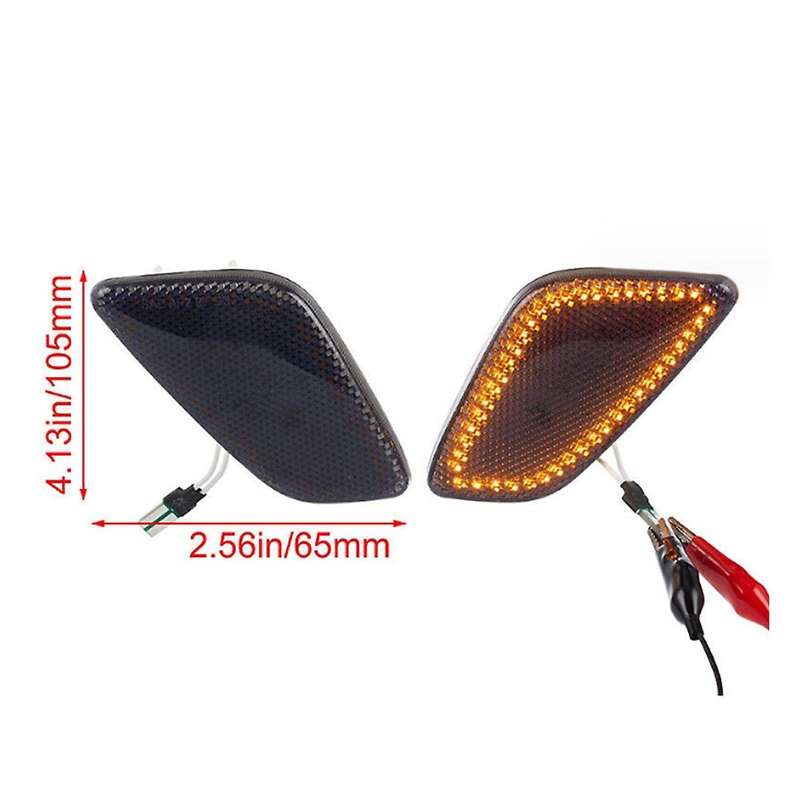 Car Side Marker Light Signal Light for Wrangler TJ 1997-2006 55155629AC 55155628AC White