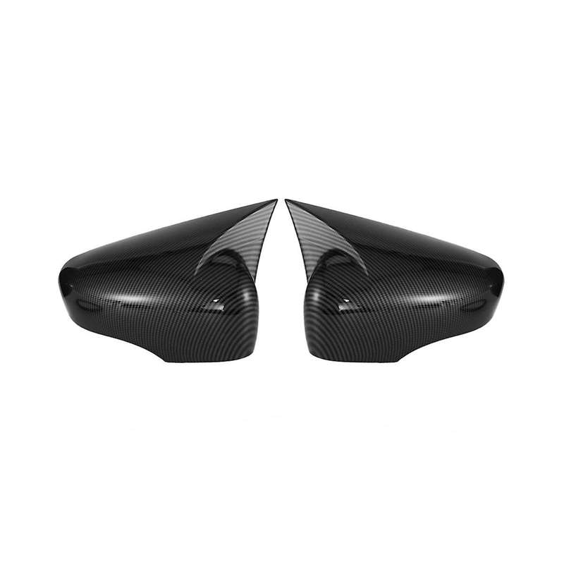Car Side Mirror Cover for 4 Mk4 / Zoe / Captur 2012-2019 Side Rear View Mirror Cap Cover(carbon)