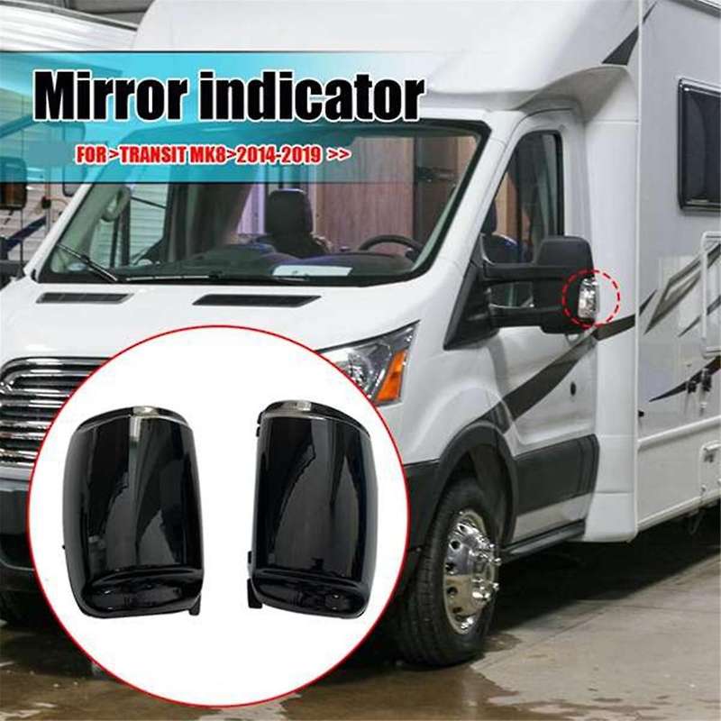 Car Side Mirror Dynamic Indicator LED Rearview Mirror Turn Signal Light for Transit MK8 2014-2024 18