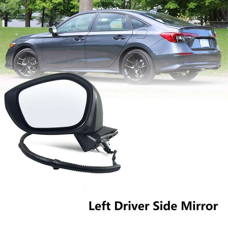 Car Side Mirror for Sedan/hatchback with Power Glass, Heated, Blind Spot Detection 2022 2023 (left