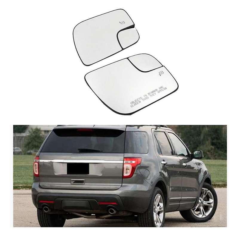 Car Side Mirror Glass Heated Side Mirror Glass for Explorer 2011-2018 Bb5z17k707m Bb5z17k707b