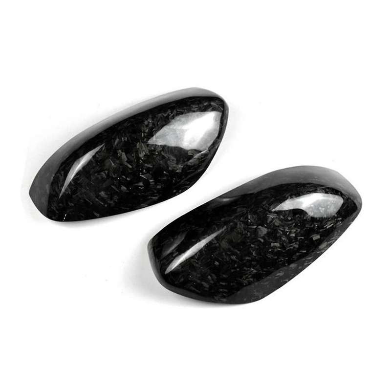 Car Side Rear View Mirror Cover Carbon Fiber Forging Pattern for G35 G37 G25 2009-2015 Side Wing Mi