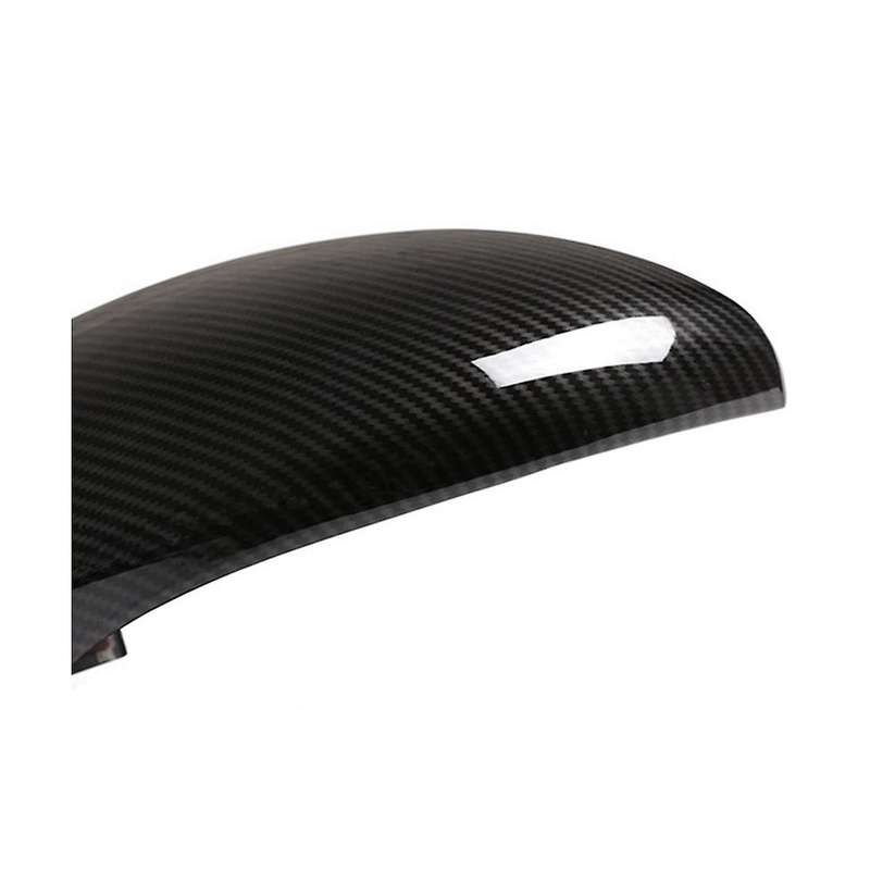 Car Side Rearview Mirror Caps Cover Carbon Fiber Style for Stelvio 2017-2020