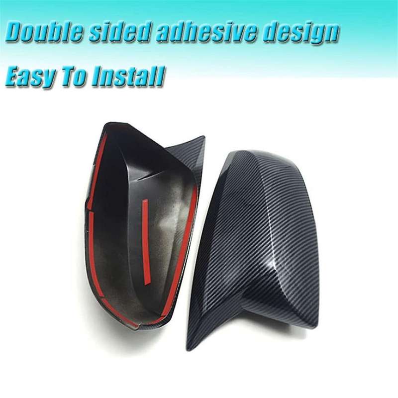 Car Side Rear View Mirror Guard Cover Trim for 2019-2023 Accessories (carbon Fiber Pattern)