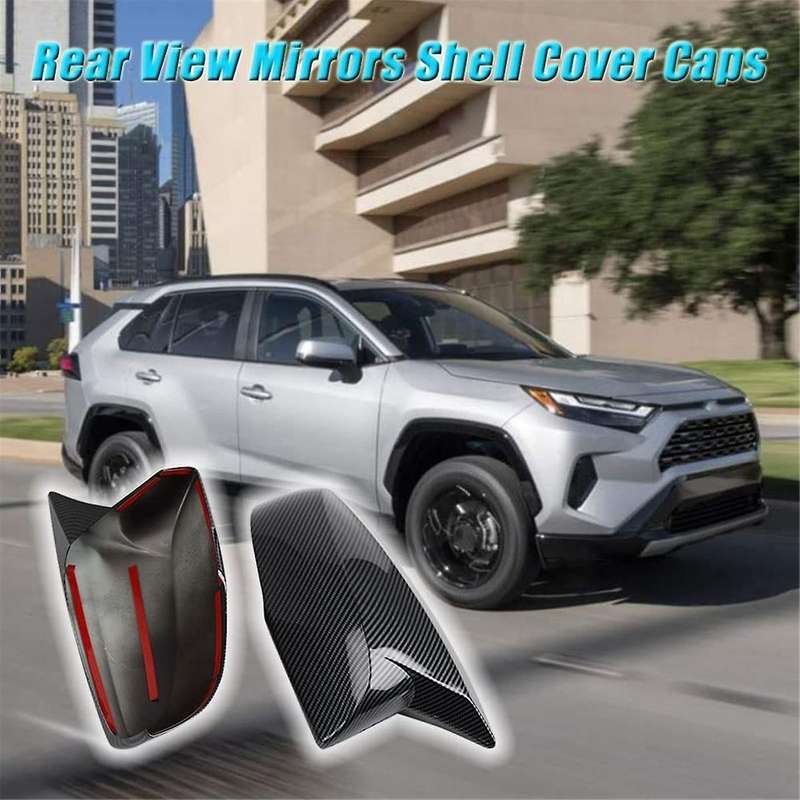 Car Side Rear View Mirror Guard Cover Trim for 2019-2023 Accessories (carbon Fiber Pattern)