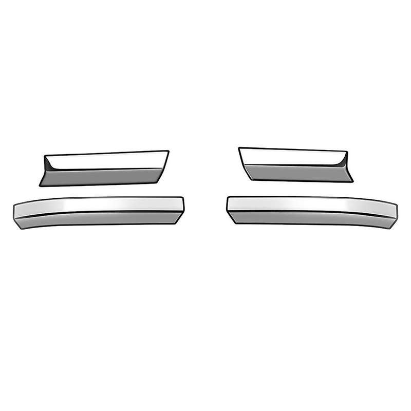 Car Side Rear View Mirror Trim Strip Stickers for 2024 Car Exterior Accessories Silver