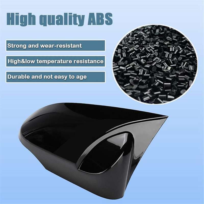 Car Side Rearview Mirror Cover Caps for C- 2017-2021 Door Side Mirror Cover Accessories Black