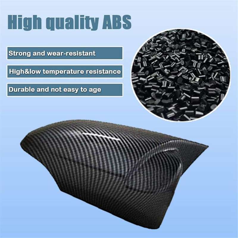 Car Side Rearview Mirror Cover Caps for C- 2017-2021 Door Side Mirror Cover Accessories Carbon Fibe